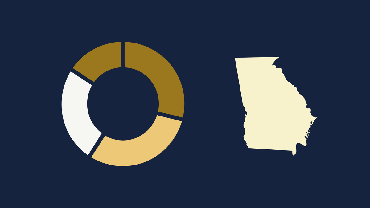 What is on the Georgia MPJE: four competency areas and weights, with the 2027 content outline change